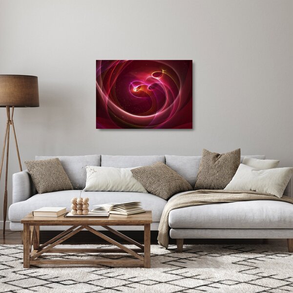 Sklenený obraz - Svetelné linky (70x50 cm)