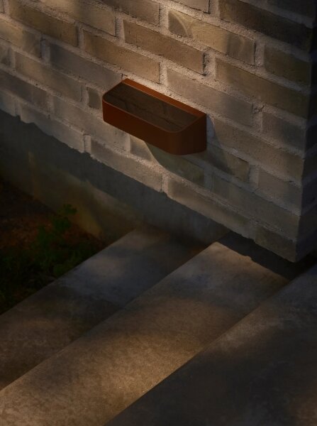 Nordlux - LED solárne svietidlo so senzorom MARCELLIO LED/5W/5V IP54 hnedá