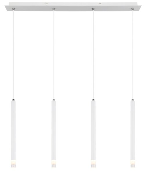 GLOBO 15629W-4 RYAN závesné svietidlo 4xG9 biela