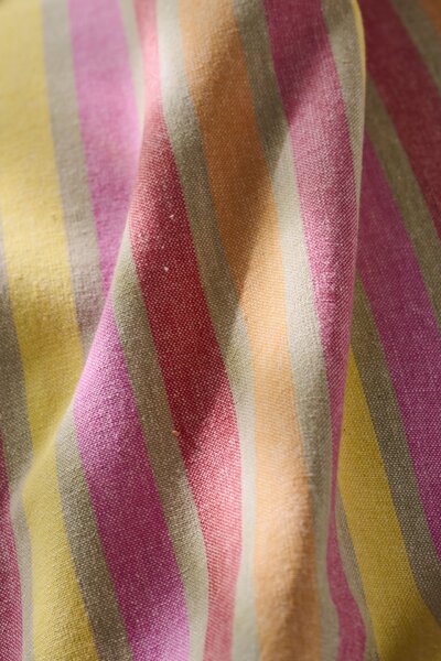 Bavlnená utierka Multicoloured Stripes Orange