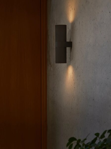 Nordlux - Vonkajšie nástenné svietidlo KYKLOP 2xE27/15W/230V IP54