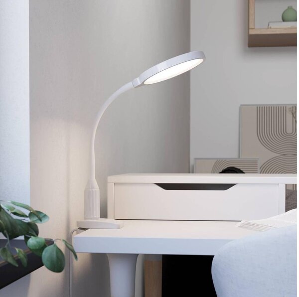 Eglo 902177 - LAURO LED stmievateľná lampa s klipom LED/5,5W/230V 2700/4000/6500K biela