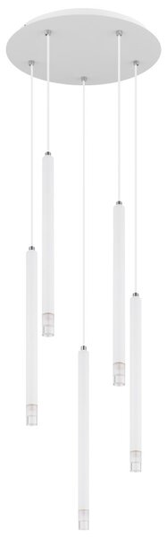 GLOBO 15629W-5 RYAN závesné svietidlo D340mm 5xG9 biela