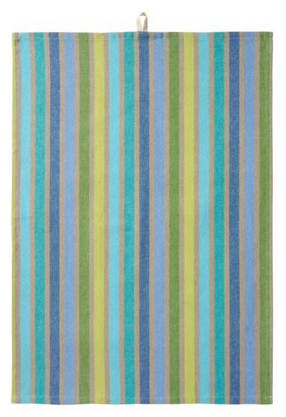 Bavlnená utierka Multicoloured Stripes Blue
