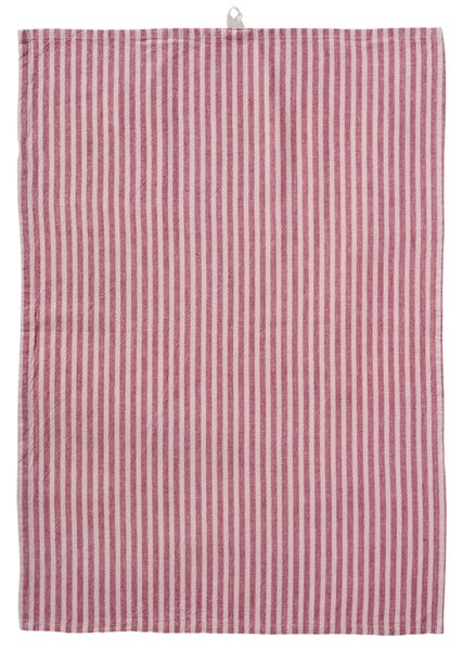 Bavlnená utierka Linea Raspberry / Light pink 50 × 70 cm