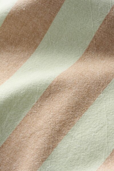 Bavlnená utierka Linus Light Green / Light Brown 50 × 70 cm