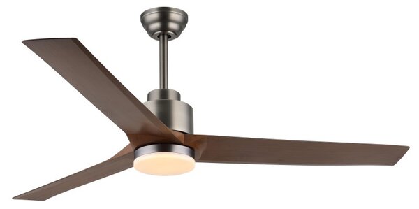 GLOBO 03607 MODESTO stropný ventilátor so svetlom D1480mm LED 20W 1800/900lm 2700-6500K imitácia dreva, časovač, diaľkový ovládač