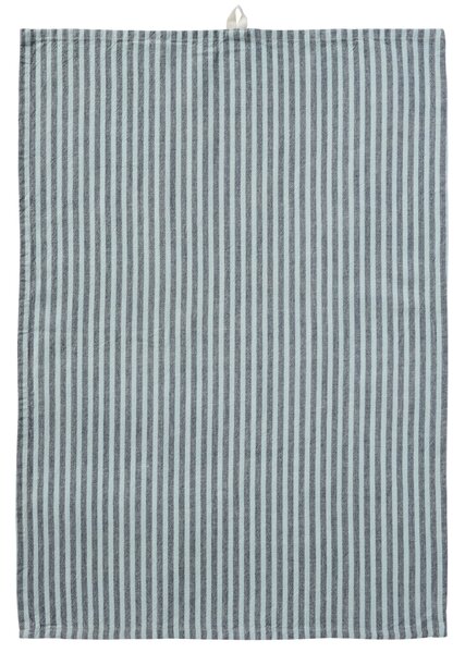 Bavlnená utierka Linea Grey / Turquoise 50 × 70 cm
