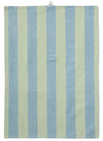 Bavlnená utierka Linus Light Green / Blue 50 × 70 cm