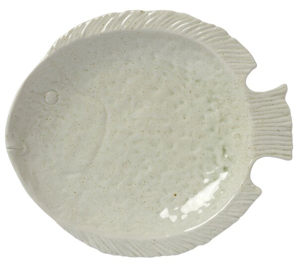 Kameninová tácka Fish Ocean White