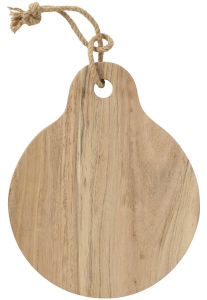 Drevená doska na krájanie Accacia Round Handle Small