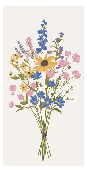 Papierové obrúsky Summer bouquet – 16 ks