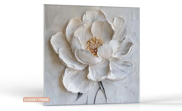 Karlsdesign.sk - Obraz na stenu | Elegancia bieleho kvetu - 30x30