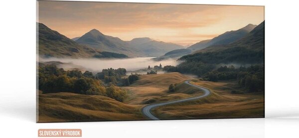 Karlsdesign.sk - Obraz na stenu | Cesta cez údolie - 20x40