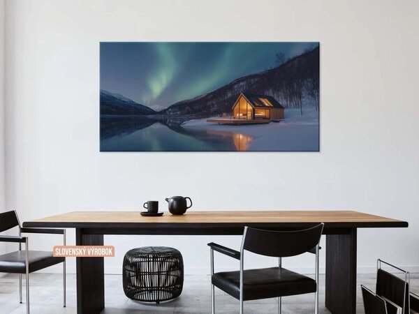 Karlsdesign.sk - Obraz na stenu | Polárna noc na horách - 20x40