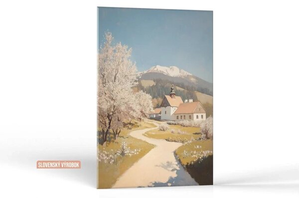 Karlsdesign.sk - Farebný obraz na stenu | Jar pod Tatrami - 20x30