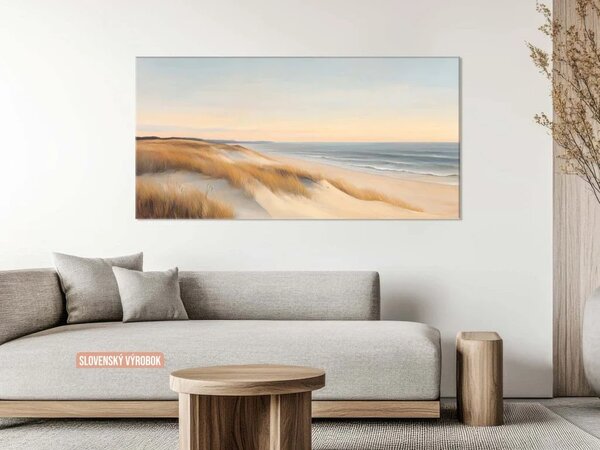 Karlsdesign.sk - Drevený obraz | Tichá piesočná pláž - 20x40