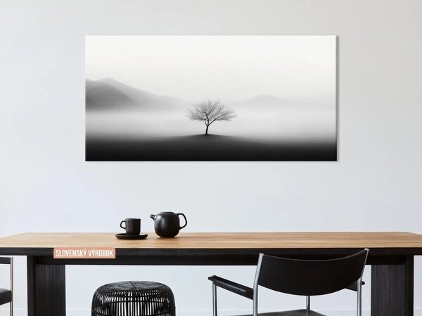 Karlsdesign.sk - Obraz na stenu | Osamelý v hmle - 20x40