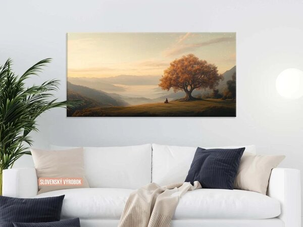 Karlsdesign.sk - Drevená dekorácia na stenu | Obraz | Ticho pod stromom - 20x40
