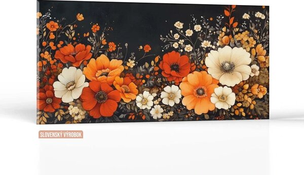 Karlsdesign.sk - Obraz na stenu | Krása farebných kvetov - 20x40