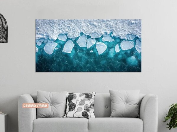 Karlsdesign.sk - Drevený obraz | Línia mrazu - 20x40