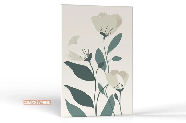 Karlsdesign.sk - Farebný obraz na stenu | Biela neha kvet - 20x30