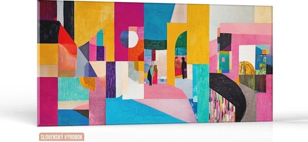 Karlsdesign.sk - Farebné mestské fragmenty | Obraz - 20x40