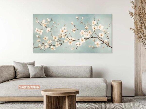 Karlsdesign.sk - Farebný obraz na stenu | Jarné kvety nádeje - 20x40