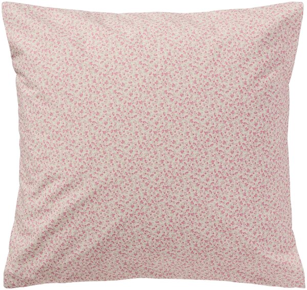 Bavlnený poťah na vankúš Light Pink / flowers 60 × 60 cm
