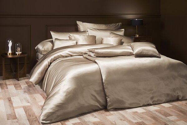 Obliečky Silk Taupe 100% Hedvábí 1x 140/200