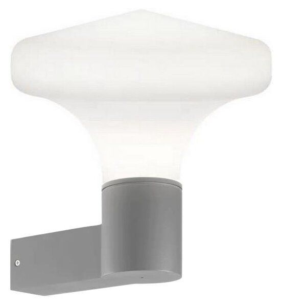 Ideal Lux - Vonkajšie nástenné svietidlo CLIO 1xE27/42W/230V IP44 sivé