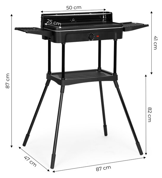 MultiGarden Elektrický gril 3v1, s odkapávačom, grilovacie dosky, termostat - MultiGarden