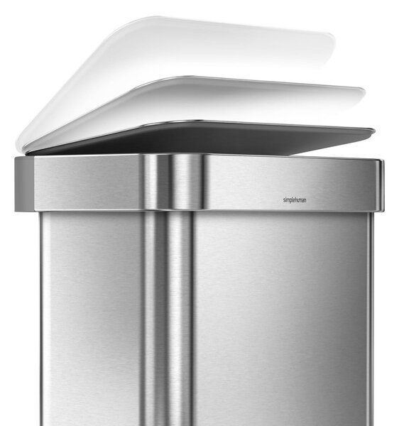 Pedálový odpadkový kôš z nerezovej ocele 45 l - simplehuman