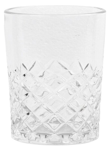 Pohárik s diamantovým brusom Lorient -Ø 8*10 cm / 250 ml - Chic Antique