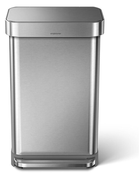 Pedálový odpadkový kôš z nerezovej ocele 45 l - simplehuman