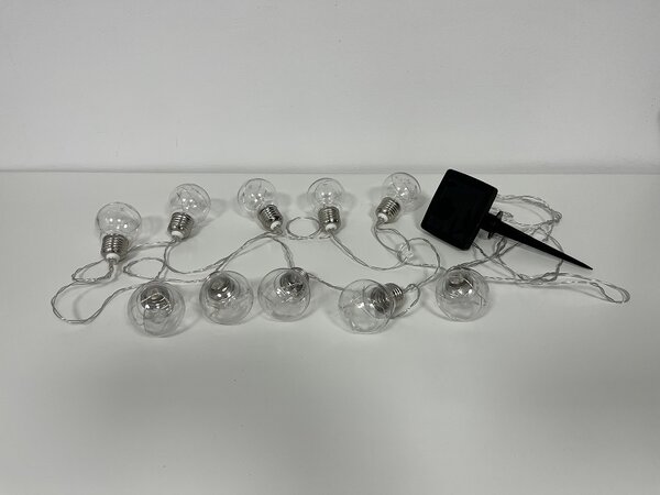V-TAC Solárna LED svetelná reťaz 1W 2m IP44