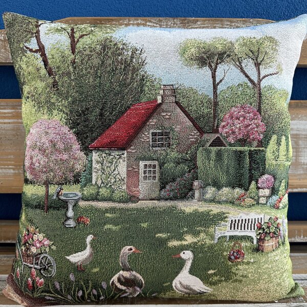 Gobelínová obliečka na vankúš 42x42 cm Eden 6233 Farba Viacfarebná Rozmery 42x42 cm
