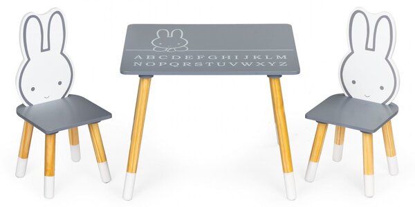 Detský stôl so stoličkami Ecotoys drevený