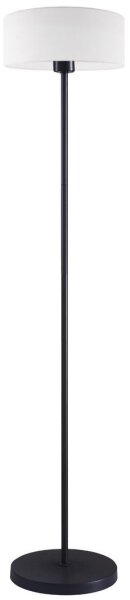 LED Stojacia lampa TUNJA 1xE27/20W/230V pr. 30 cm čierna/biela
