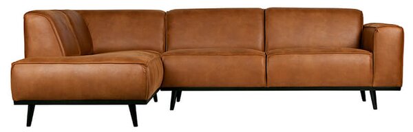 MUZZA Rohová pohovka statement ľavá 274 cm cognac