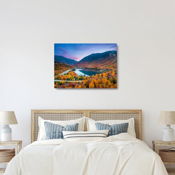 Sklenený obraz - White Mountain, New Hampshire, USA (70x50 cm)