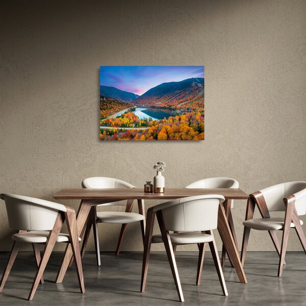 Sklenený obraz - White Mountain, New Hampshire, USA (70x50 cm)
