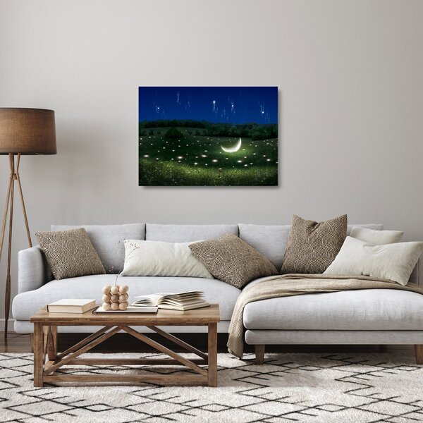 Sklenený obraz - Padajúce nebo (70x50 cm)
