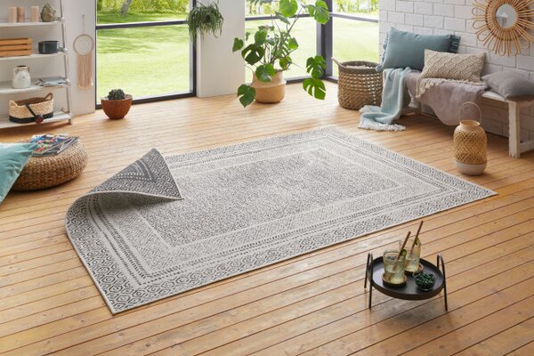 Obojstranný koberec Hanse Home Vintage | Retro strieborný