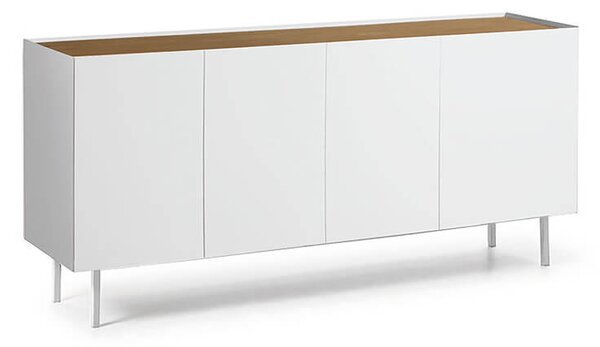 MUZZA KOMODA ARISTA 4-DVEROVÁ BIELA ​​165 X 78 CM