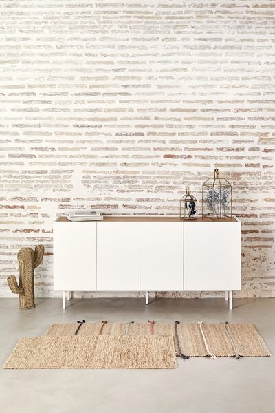 MUZZA KOMODA ARISTA 4-DVEROVÁ BIELA ​​165 X 78 CM