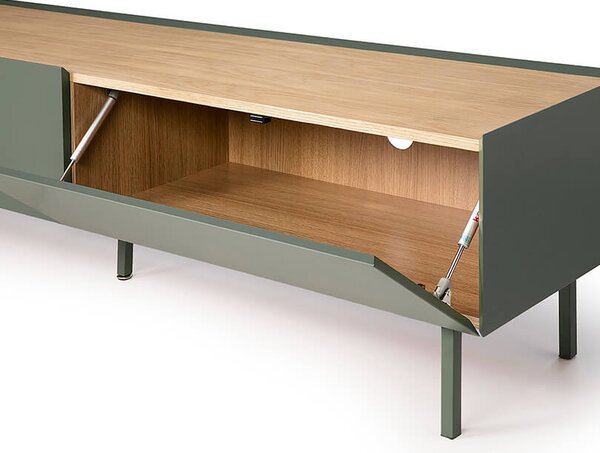MUZZA TV SKRINKA ARISTA ZELENÁ 180 X 45 CM