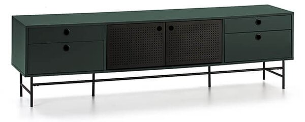MUZZA TV SKRINKA PUNTO TMAVO ZELENÁ 180 X 40