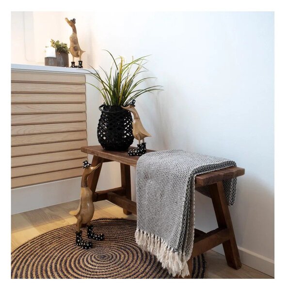 Hnedá drevená záhradná lavica Barcelona – House Nordic