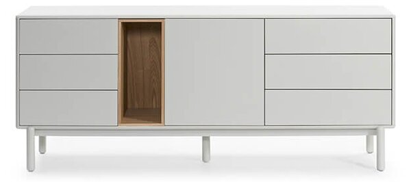 MUZZA KOMODA CORVO KRÉMOVÁ 76 X 180